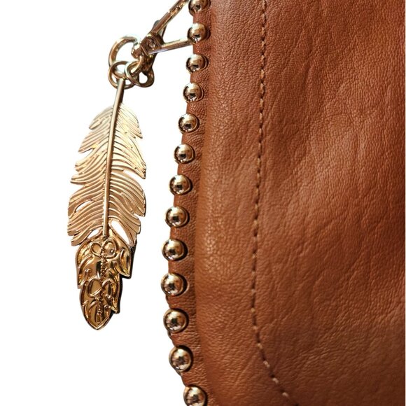 Jessica Simpson Women's CAMILLE Studded Western Style Saddle Bag Purse NWOT - Picture 4 of 13